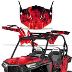 Polaris RZR 900 Trail 2015-2016 UTV Graphic Kit - Flames