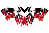 Polaris PRO-R, RMK, Rush, Switchback, Assault 2011-2016 Sled Snowmobile Wrap Graphic Kit - Flames