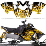 Polaris PRO-R, RMK, Rush, Switchback, Assault 2011-2016 Sled Snowmobile Wrap Graphic Kit - Flames