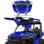 Polaris General XP 1000 Sport SXS 2 Door 2016+ Graphics Kit Flames