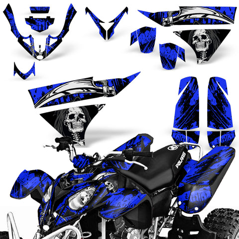 Polaris Predator 500 2003-2007 ATV Quad Graphic Kit - Reaper V2