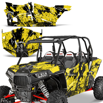 Polaris RZR 1000 XP 4 Door 2013-2016 UTV Graphic Kit - Flames