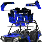Polaris RZR S 800 2011-2014 UTV Graphic Kit - Flames