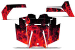 Polaris RZR S 800 2011-2014 UTV Graphic Kit - Flames