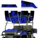 Polaris Ranger 500/700 SXS 2 Door 2004-2008 Graphics Kit Flames