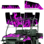 Polaris Ranger 500/700 SXS 2 Door 2004-2008 Graphics Kit Flames