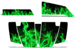 Polaris Ranger 500/700 SXS 2 Door 2004-2008 Graphics Kit Flames