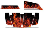 Polaris Ranger 500/700 SXS 2 Door 2004-2008 Graphics Kit Flames