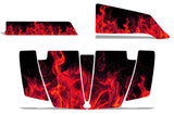 Polaris Ranger 500/700 SXS 2 Door 2004-2008 Graphics Kit Flames