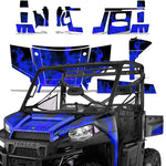 Polaris Ranger 570 EFI XP 900 Xtreme Performance 2013-2015 UTV Graphic Kit - Flames