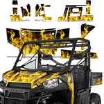 Polaris Ranger 570 EFI XP 900 Xtreme Performance 2013-2015 UTV Graphic Kit - Flames