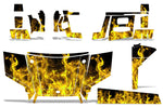 Polaris Ranger 570 EFI XP 900 Xtreme Performance 2013-2015 UTV Graphic Kit - Flames
