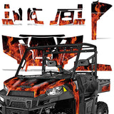 Polaris Ranger XP 900 / 570 2016 UTV Graphic Kit - Flames