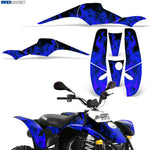 Polaris Scrambler, Trailblazer 1985-2009 ATV Quad Graphic Kit - Flames