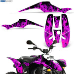 Polaris Scrambler, Trailblazer 1985-2009 ATV Quad Graphic Kit - Flames