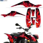 Polaris Scrambler, Trailblazer 1985-2009 ATV Quad Graphic Kit - Flames