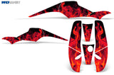 Polaris Scrambler, Trailblazer 1985-2009 ATV Quad Graphic Kit - Flames