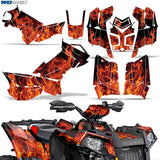 Polaris Scrambler 850/1000 XP 2013-2022 ATV Quad Graphic Kit - Flames