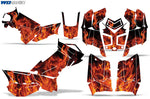 Polaris Scrambler 850/1000 XP 2013-2022 ATV Quad Graphic Kit - Flames