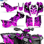 Polaris Scrambler 850/1000 XP 2013-2022 ATV Quad Graphic Kit - Flames