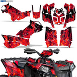Polaris Scrambler 850/1000 XP 2013-2022 ATV Quad Graphic Kit - Flames