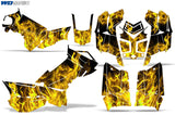 Polaris Scrambler 850/1000 XP 2013-2022 ATV Quad Graphic Kit - Flames