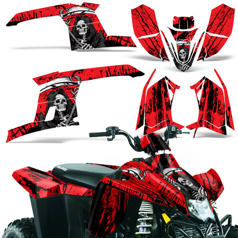 Polaris Trailblazer 2010-2013 Scrambler 2010-2012 ATV Quad Graphic Kit - Reaper V2