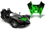 Polaris Slingshot SL 2015-2021 Roadster Hood Graphic Kit - Flames