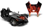 Polaris Slingshot SL 2015-2021 Roadster Hood Graphic Kit - Flames