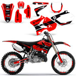 Yamaha YZ125 YZ250 2 Stroke 2002-2014 Dirt Bike Motocross Graphic Decal Kit - Hurricane