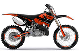 Yamaha YZ125 YZ250 2 Stroke 2002-2014 Dirt Bike Motocross Graphic Decal Kit - Hurricane