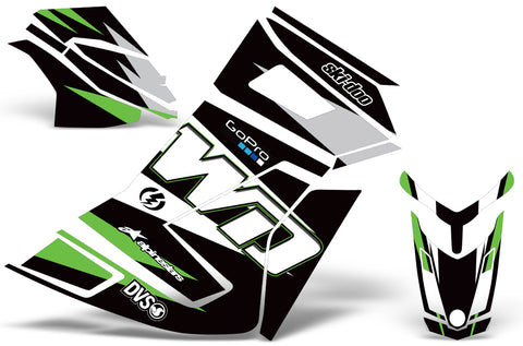 Ski Doo Rev XR/GSX/MXZ 2009-2015 Sled Snowmobile Wrap Graphic Kit - WD