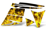 Ski Doo Rev 2003-2009 Sled Snowmobile Wrap Graphic Kit - Flames