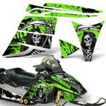 Ski Doo Rev 2003-2009 Sled Snowmobile Wrap Graphic Kit -Reaper V2