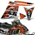 Ski Doo Rev 2003-2009 Sled Snowmobile Wrap Graphic Kit -Reaper V2
