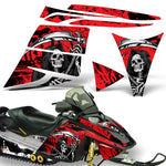Ski Doo Rev 2003-2009 Sled Snowmobile Wrap Graphic Kit -Reaper V2