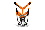 Ski Doo Rev XR/GSX/MXZ 2009-2015 Sled Snowmobile Hood Wrap Graphic Kit - Reaper V2
