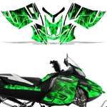 Ski Doo Rev XR/GSX/MXZ 2009-2015 Sled Snowmobile Wrap Graphic Kit - Flames