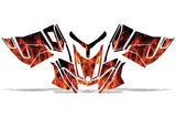 Ski Doo Rev XR/GSX/MXZ 2009-2015 Sled Snowmobile Wrap Graphic Kit - Flames