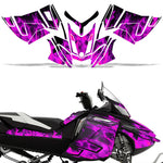 Ski Doo Rev XR/GSX/MXZ 2009-2015 Sled Snowmobile Wrap Graphic Kit - Flames