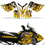 Ski Doo Rev XR/GSX/MXZ 2009-2015 Sled Snowmobile Wrap Graphic Kit - Flames