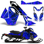 Ski Doo Rev XS 2013-2014 Sled Snowmobile Wrap Graphic Kit - Flames