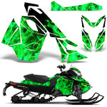 Ski Doo Rev XS 2013-2014 Sled Snowmobile Wrap Graphic Kit - Flames