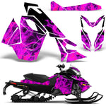Ski Doo Rev XS 2013-2014 Sled Snowmobile Wrap Graphic Kit - Flames