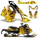 Ski Doo Rev XS 2013-2014 Sled Snowmobile Wrap Graphic Kit - Flames