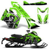 Ski Doo Rev XS 2013-2014 Sled Snowmobile Wrap Graphic Kit - Reaper V2