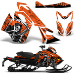 Ski Doo Rev XS 2013-2014 Sled Snowmobile Wrap Graphic Kit - Reaper V2