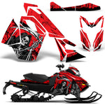 Ski Doo Rev XS 2013-2014 Sled Snowmobile Wrap Graphic Kit - Reaper V2