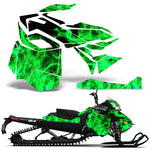 Ski Doo Rev XM Summit 2013-2016 Sled Snowmobile Wrap Graphic Kit - Flames