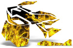Ski Doo Rev XM Summit 2013-2016 Sled Snowmobile Wrap Graphic Kit - Flames